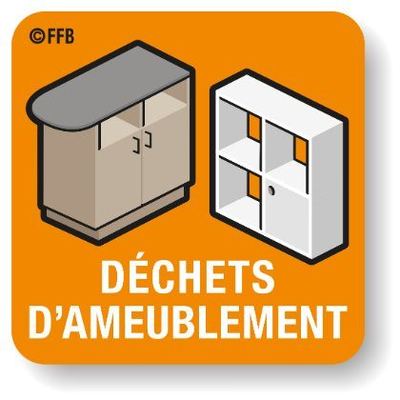 Pictogramme FFB — Déchets d'ameublement