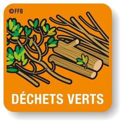 Pictogramme FFB — Déchets verts